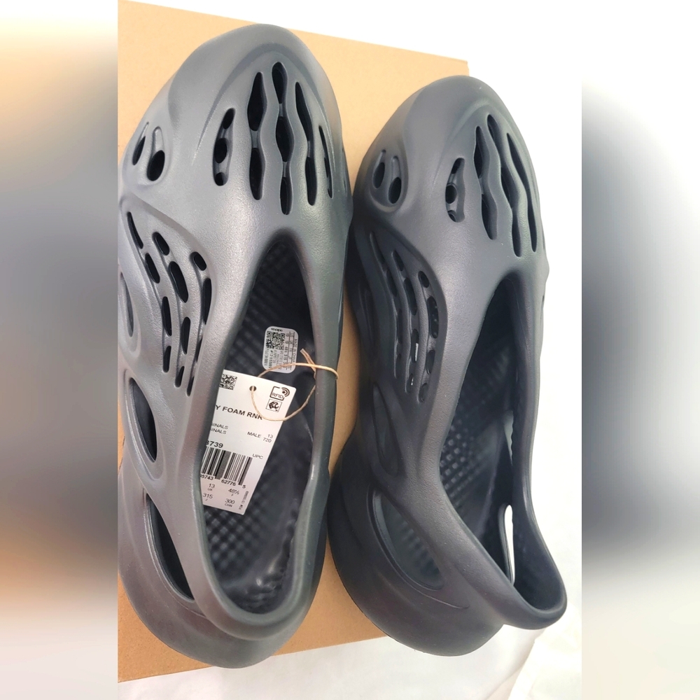 Gray Foam Slip-On Shoes